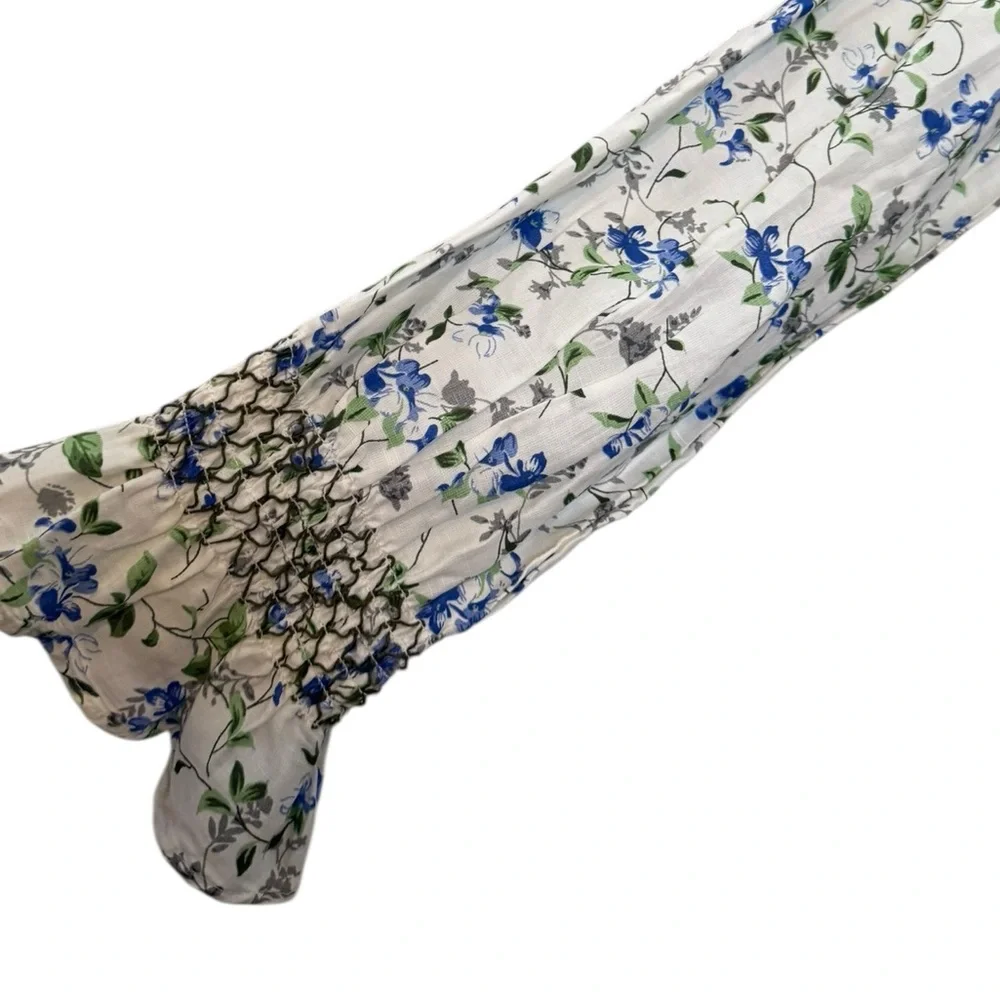 Zara Rustic Floral Print Midi Dress, size small